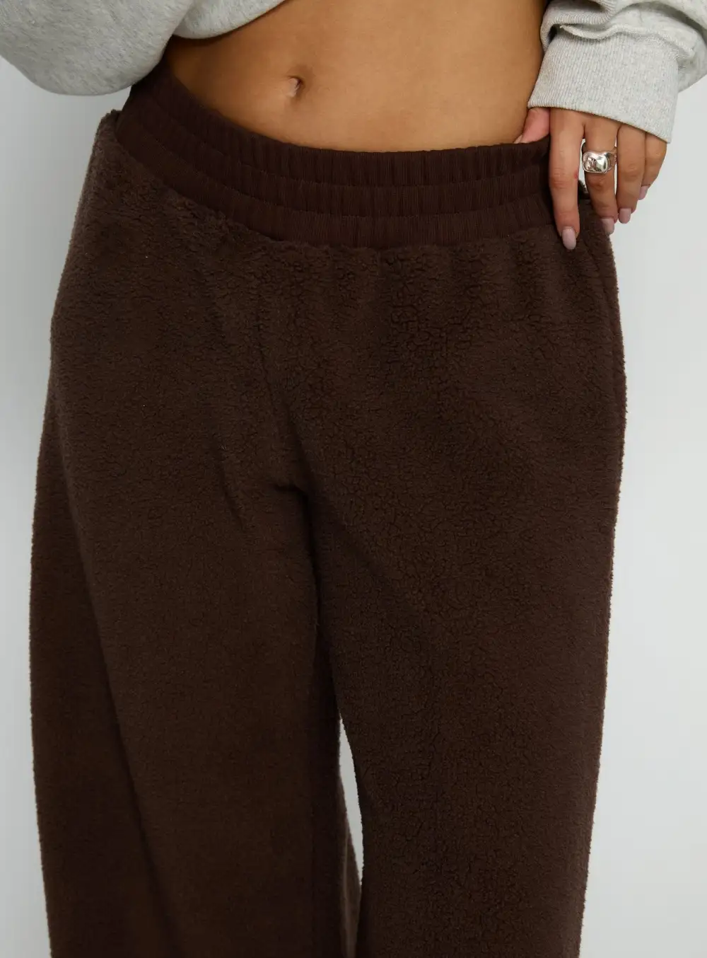 Siberia Fleece Wide Leg Pants