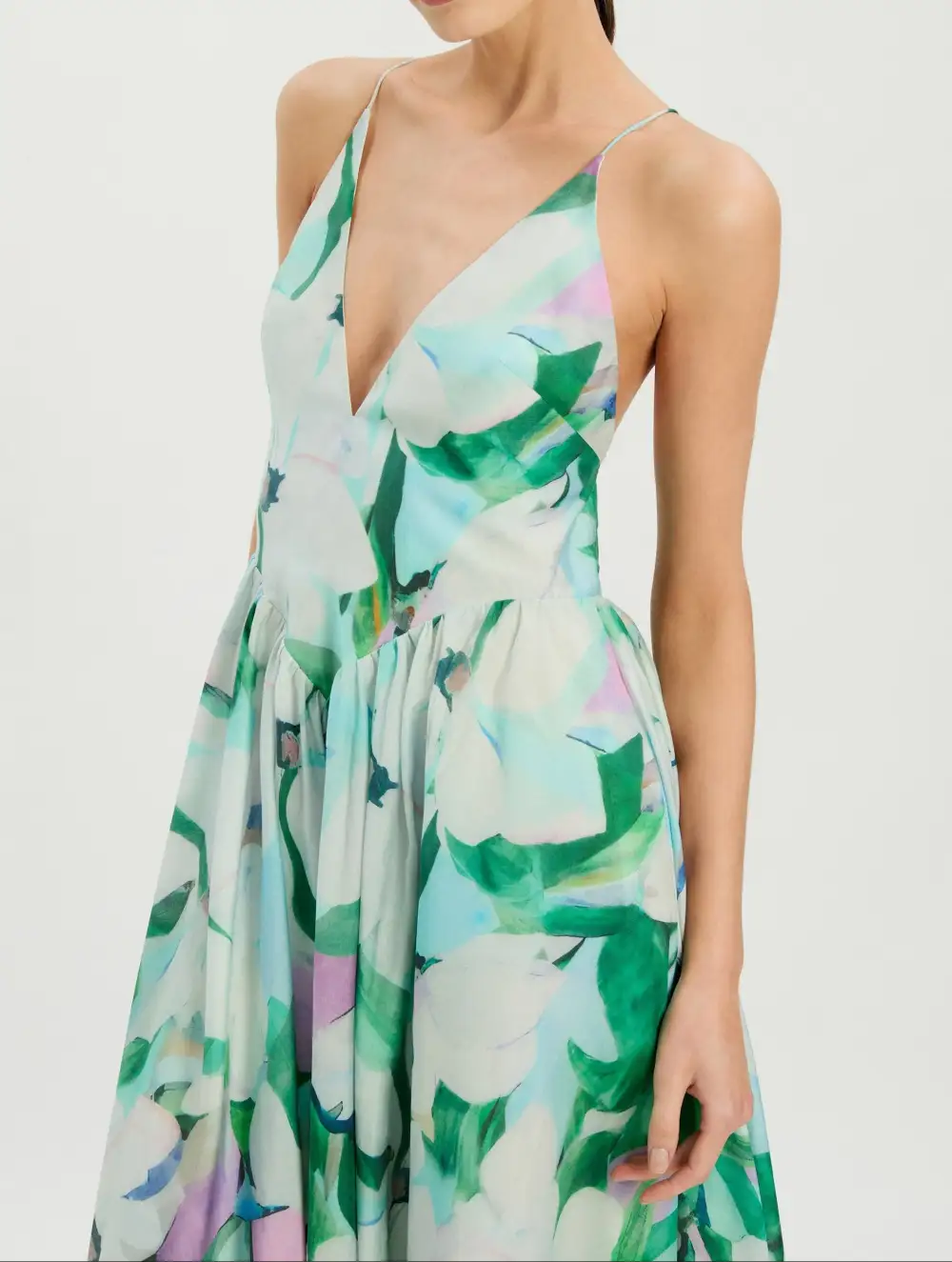 Halter Neck Maxi Easy Fit Dress