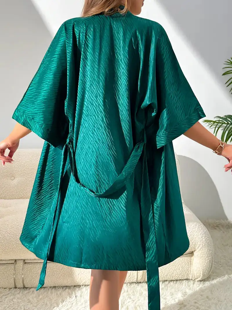 Smooth Satin Lounge Robe