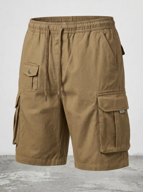 Utility Multi-Pocket Casual Cargo Shorts