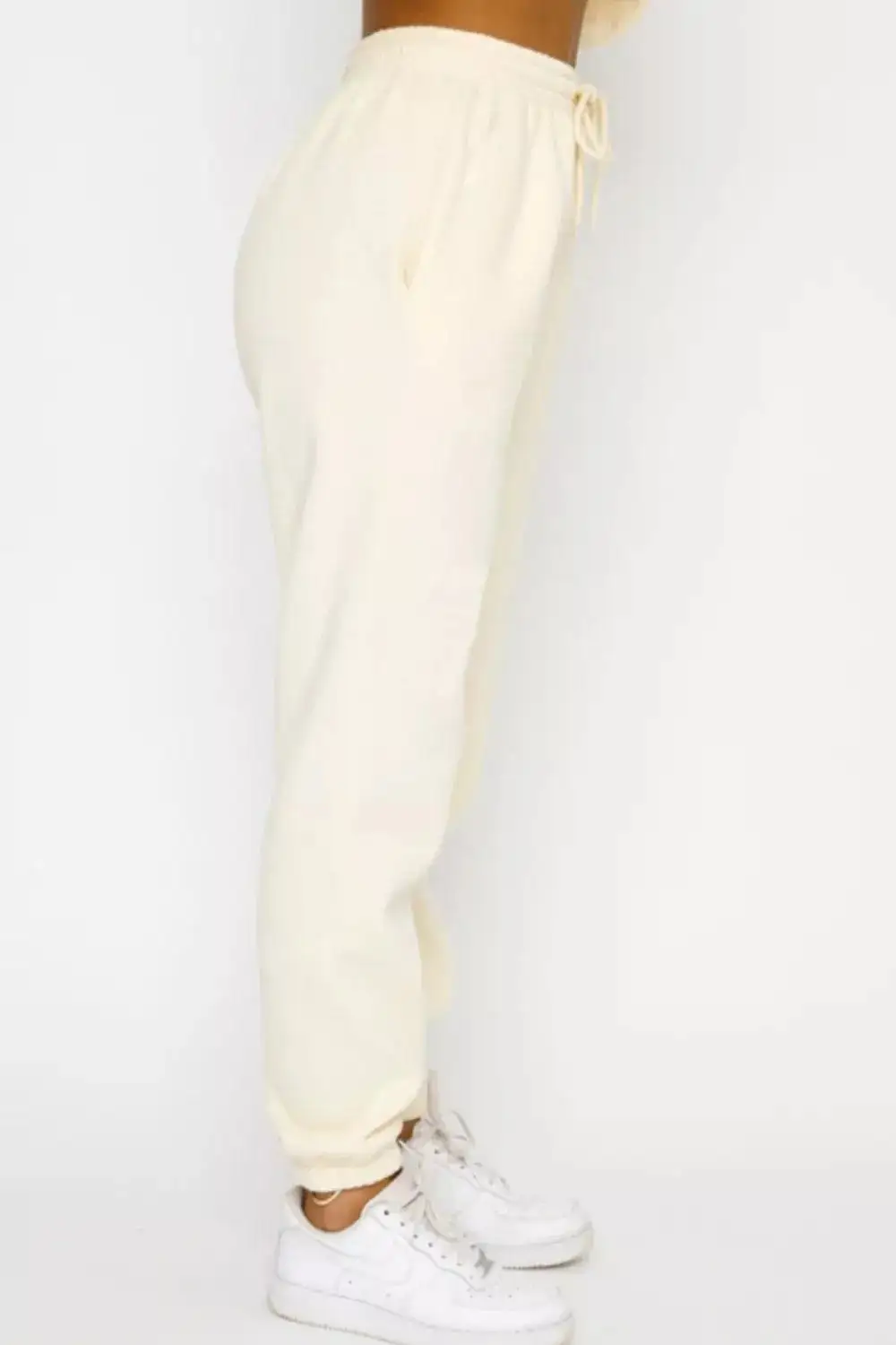 Round Neck Sweatshirt and Joggers Set
