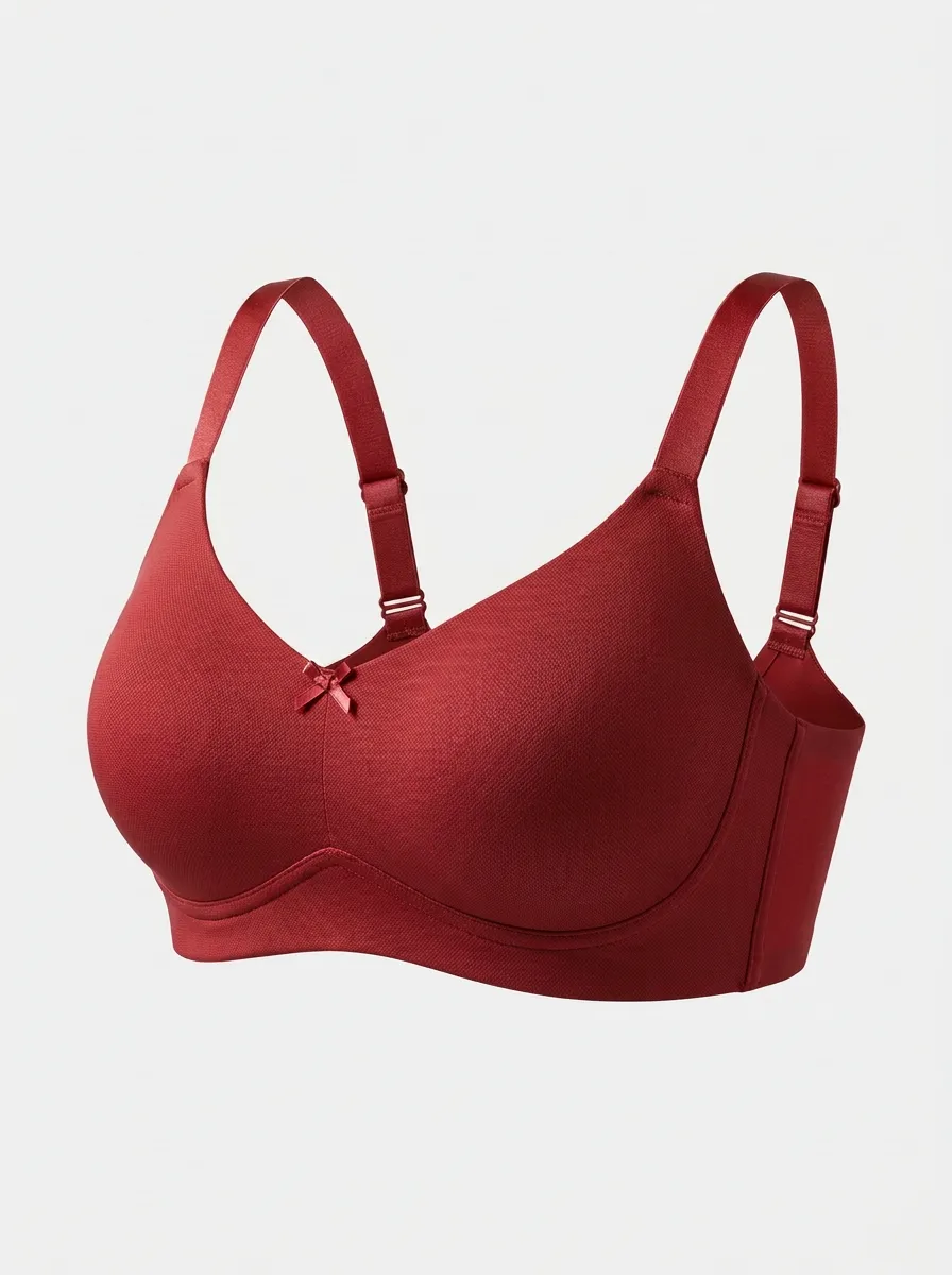 Women's Full-Coverage Bow-Detail Bra