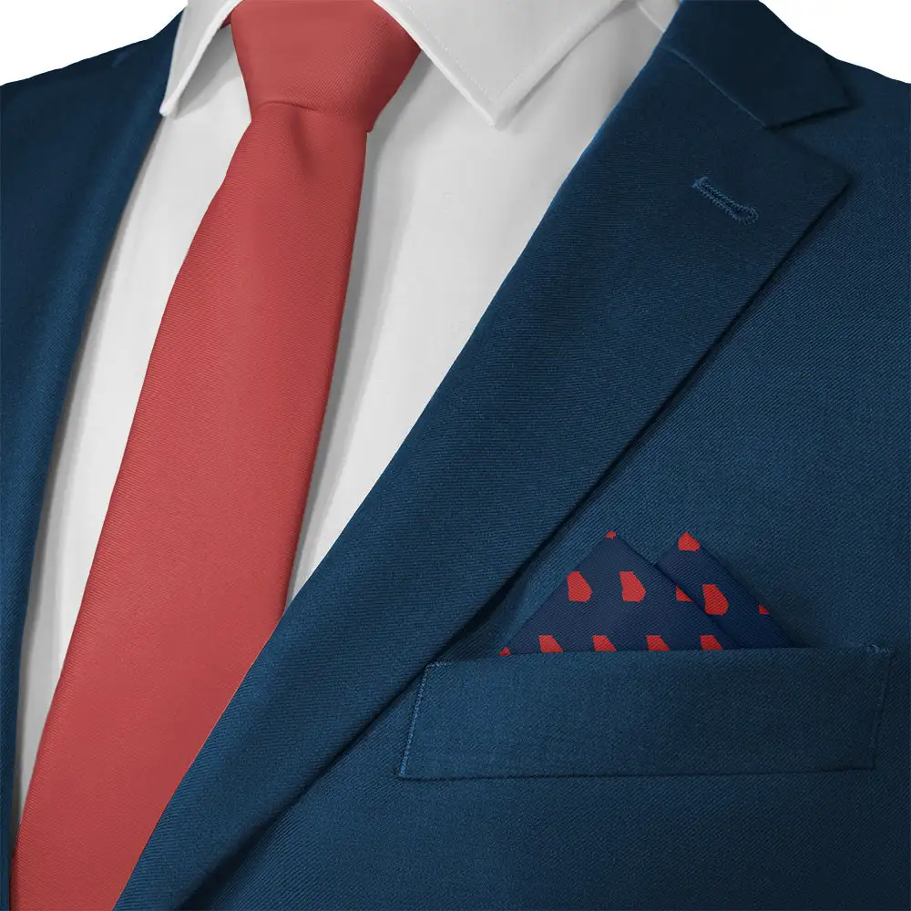 Neat Dapper Suit Pocket Square