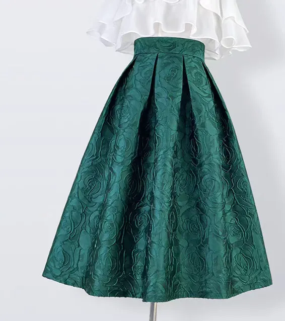 Lightweight Utility Everyday Casual Embroidered Skirt