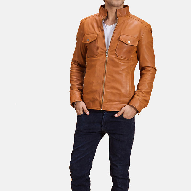 Men's Everyday Biker Leather Jacket