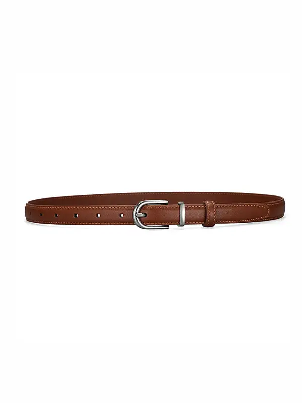 Structured Classic Buckle Belt