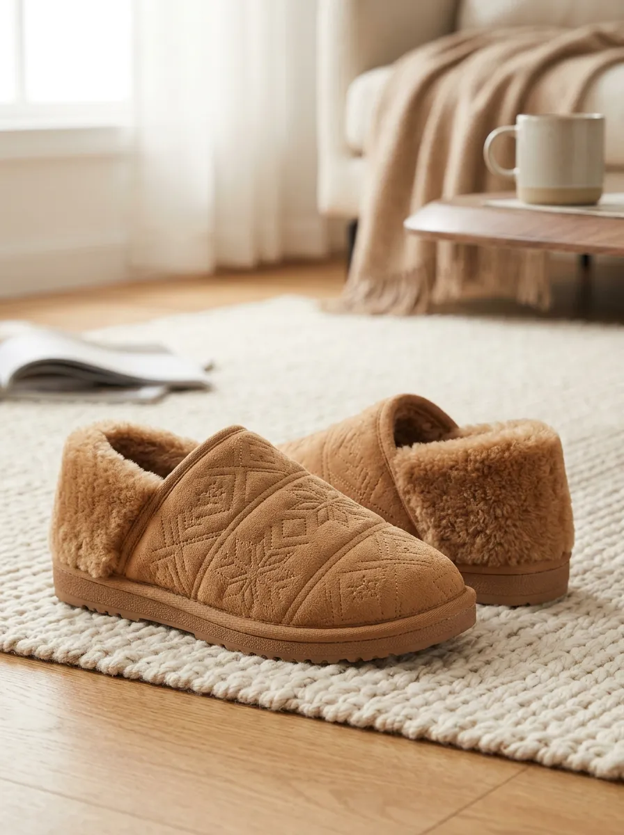 Core Snowflake Winter Profile Unisex Warm Wool Shoes