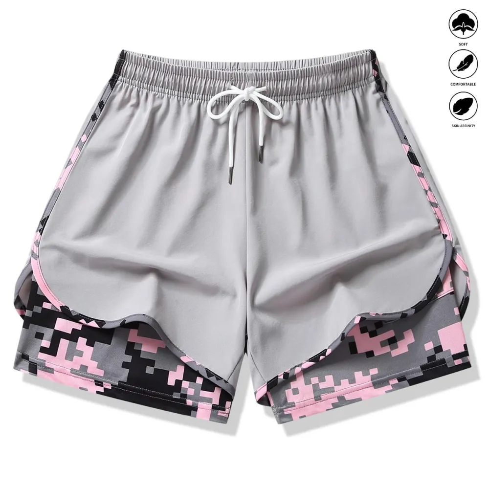 Women’s Casual Athletic Shorts with Built-In Liner