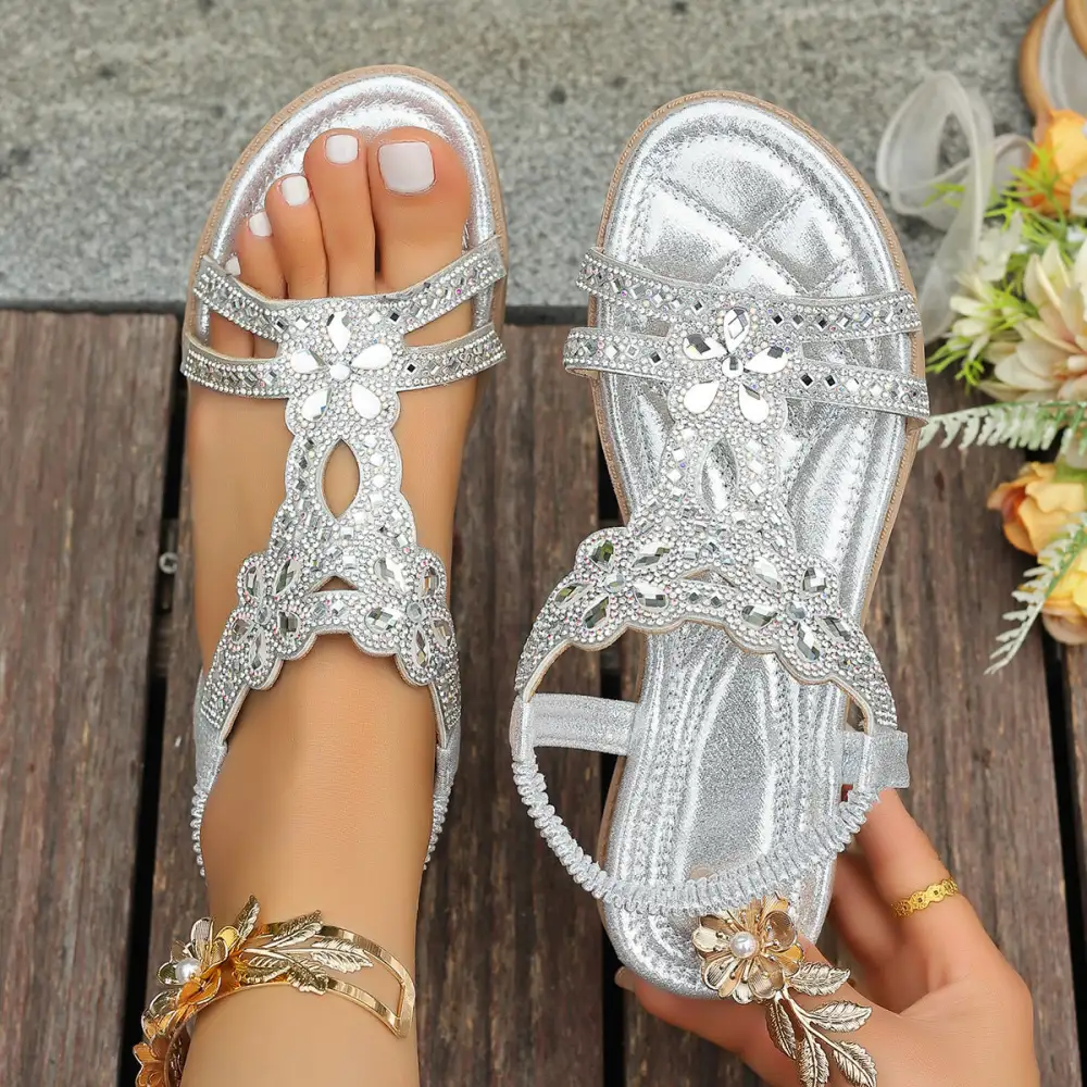 Tapered Flat Sandals