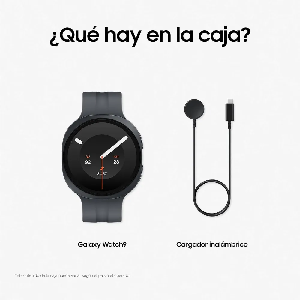 Samsung Galaxy Watch9, 44mm, Bluetooth, Dark Grey (Spanish Version)