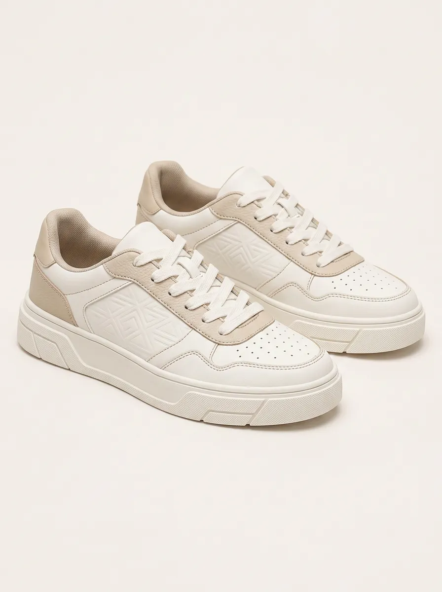 Men's Laid Back Geometric Pattern Patterned Retro Skate Shoes