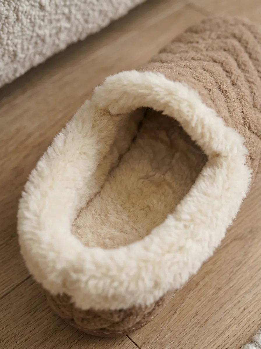 Core Quilted Winter Edit Unisex Warm Wool Shoes