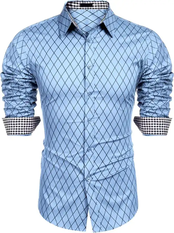 Business Long Sleeve Slim Fit Dress Shirt