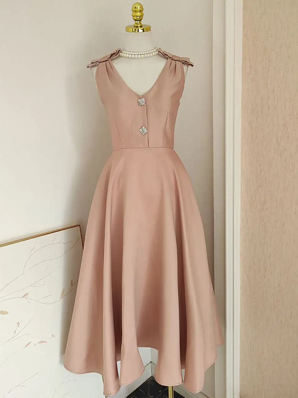 V Neck Swing Party Party Maxi Dress