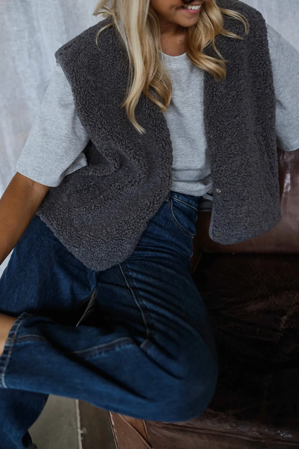 Clean Everyday Cardigan Vest Outerwear