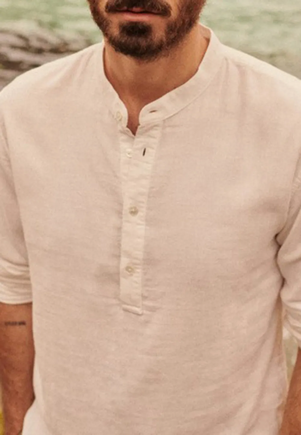 Mandarin Collar Shirt