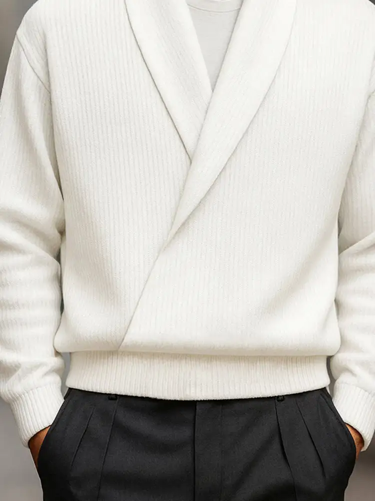 Stand Collar Knit Sweater