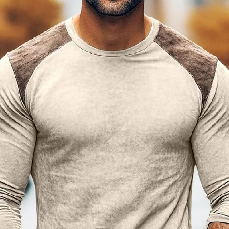 Woven Trim Textured Tee