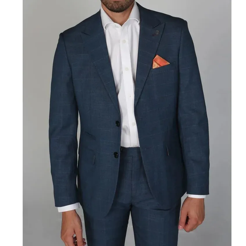 Viceroy Men S Blue Check Blazer