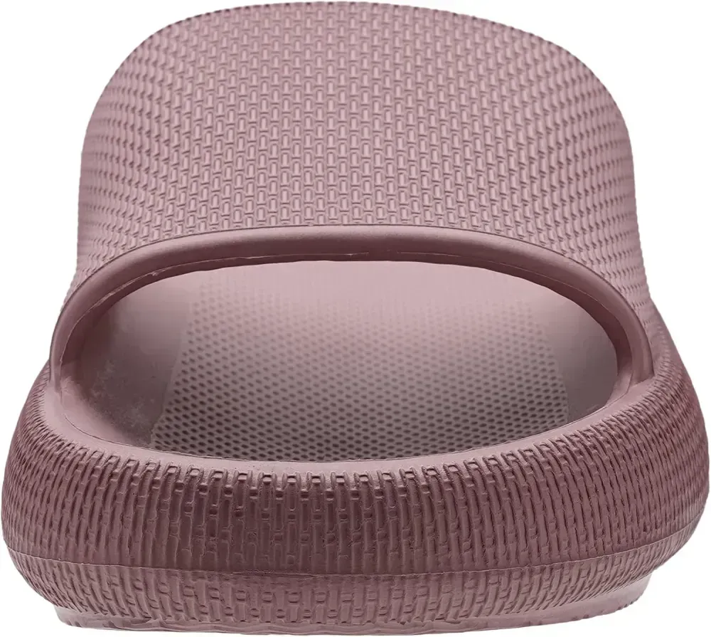 WHITIN Pillow Slippers for Women Non Slip | Cushioned Thick Sole Slides | Quick Drying Bathroom Sandals