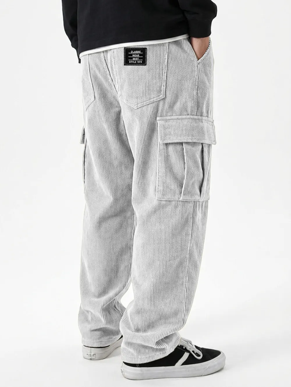 Soft Touch Corduroy Utility Pocket Pants