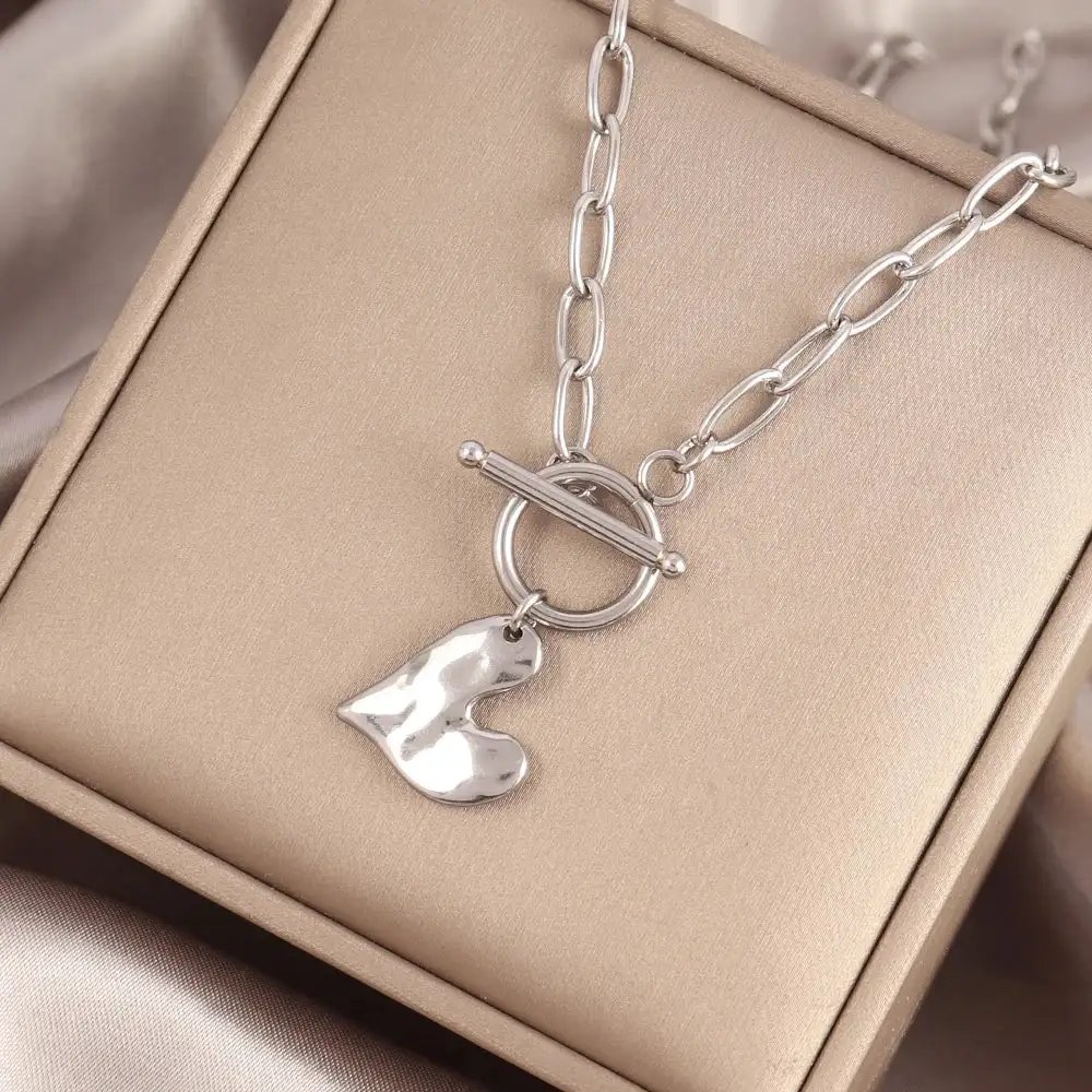 Gathered Heart Necklace