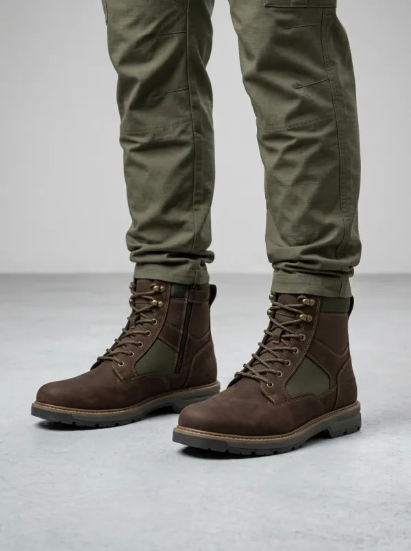 Men's Tactical Geometric Embossed Work Boots