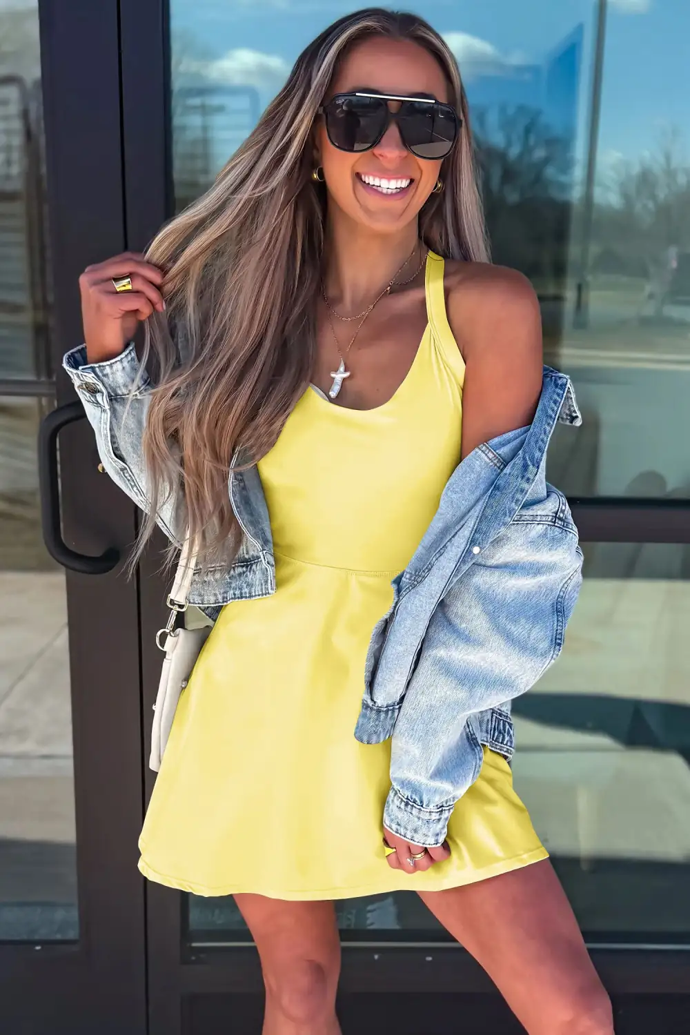 Cutout Detail Active Mini Dress