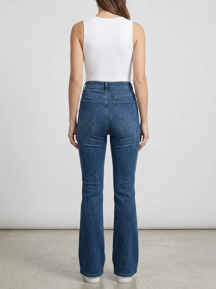 Women's High Waist Casual Denim Jeans
