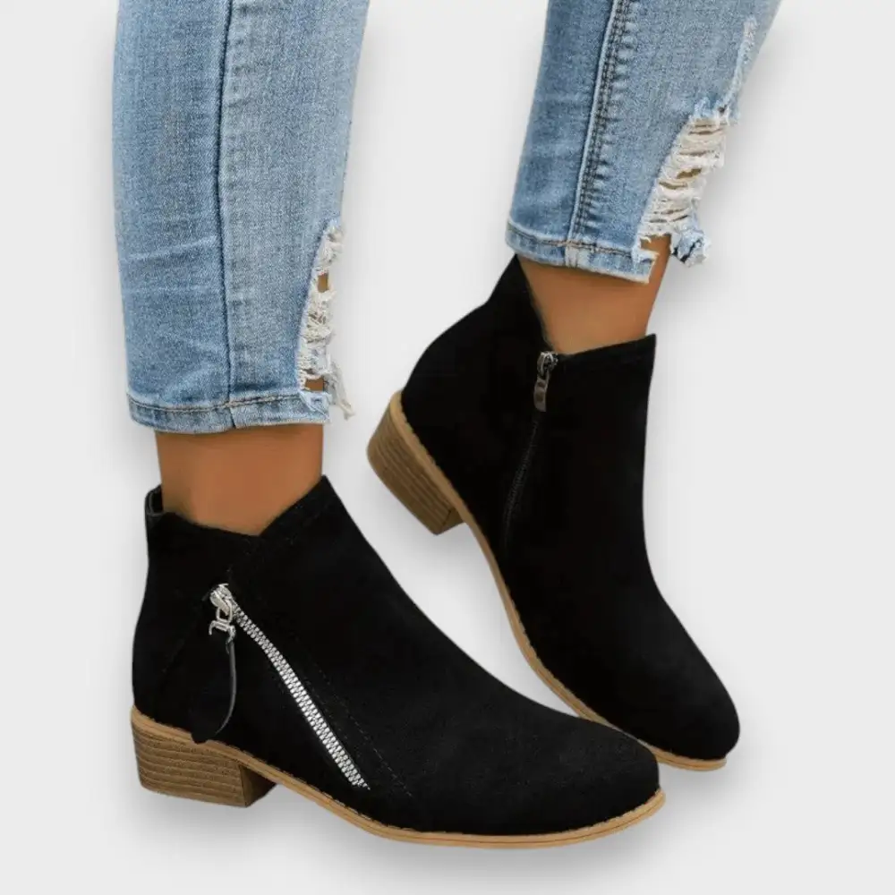 Suede Vintage Ankle Boots