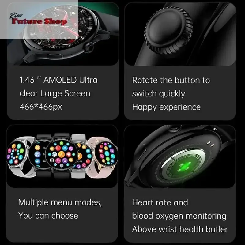 True AMOLED Sports Smartwatch
