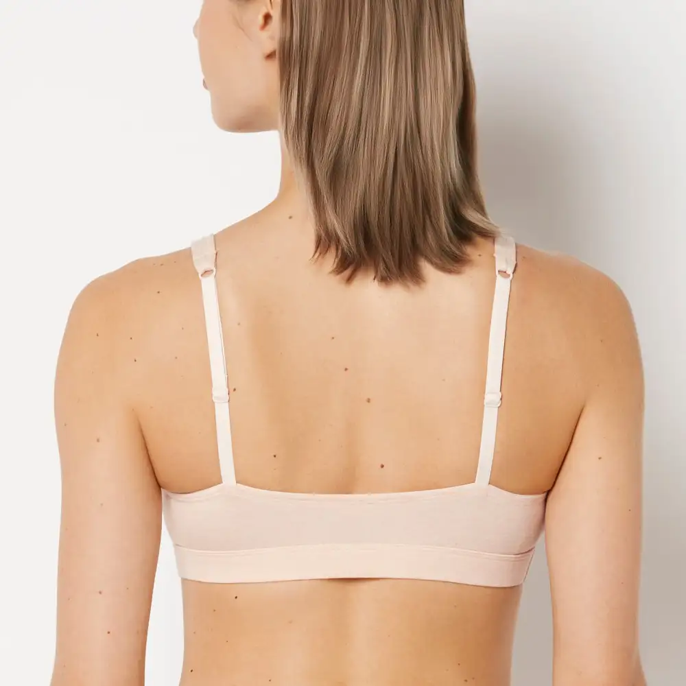 Contemporary Cotton Triangle Bralette
