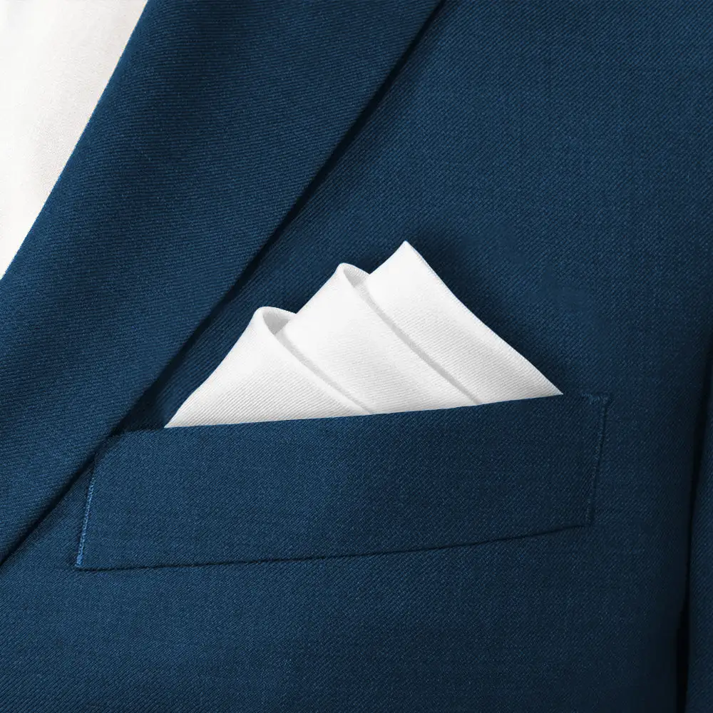Refined Elegant Solid Pocket Square