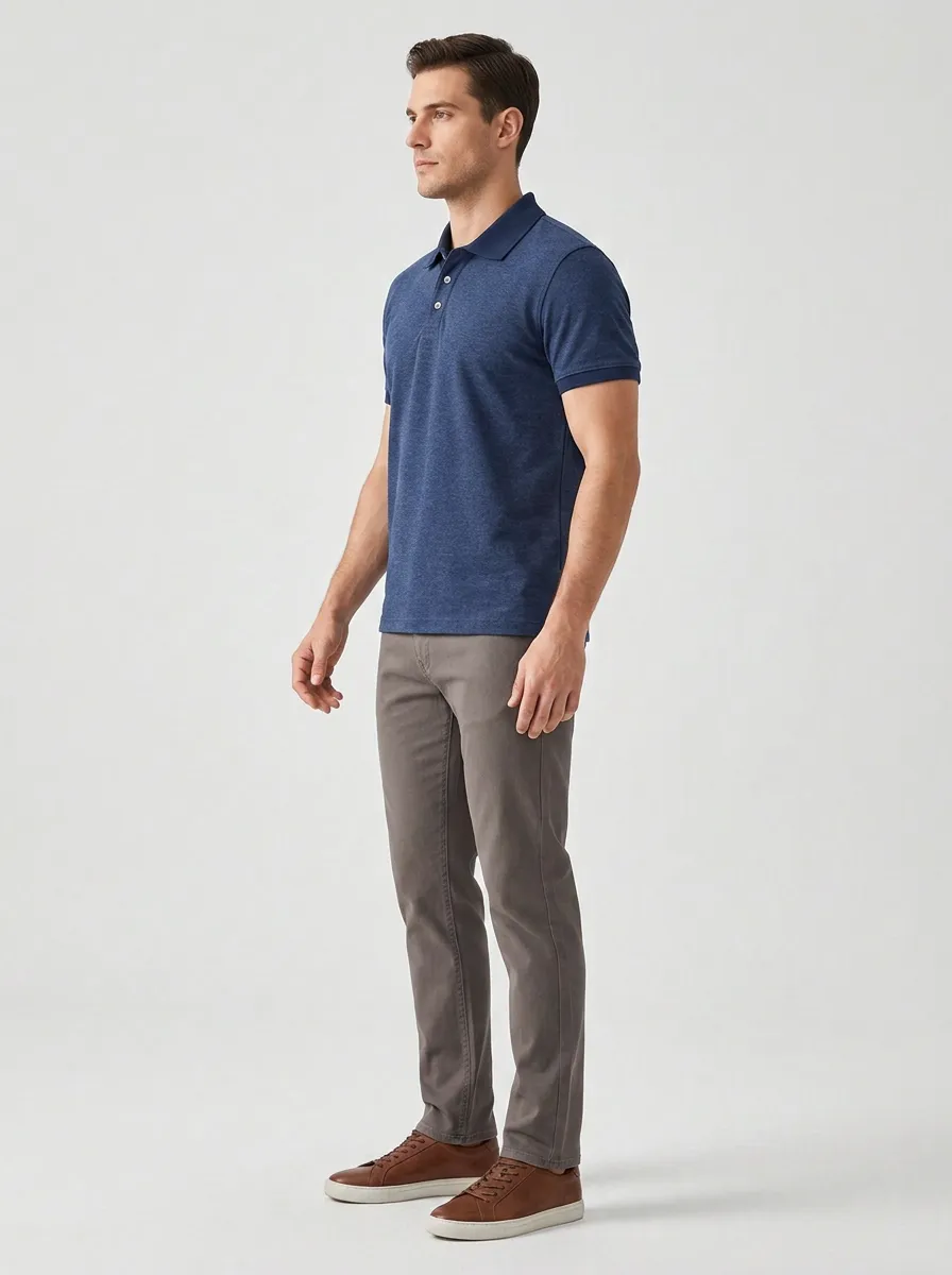 Refined Tailored-Look Men's Polo Shirt