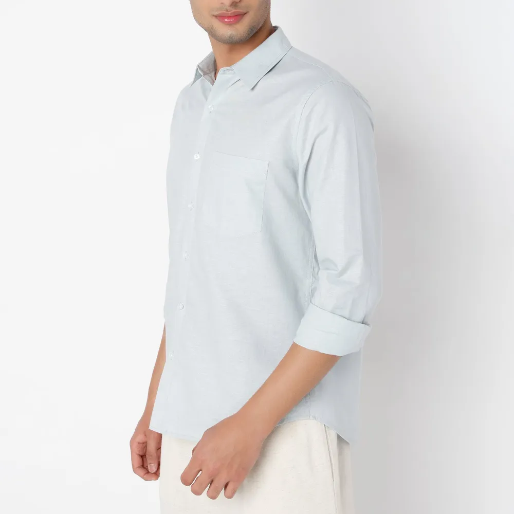 Everyday Linen Casual Tailored Men's Formal Shirt