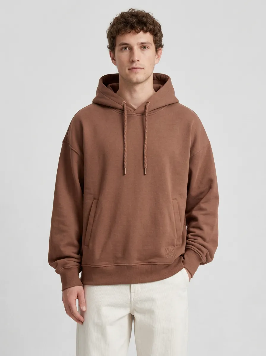 Unisex Printed Daily Wear Hooded Sweatshirt