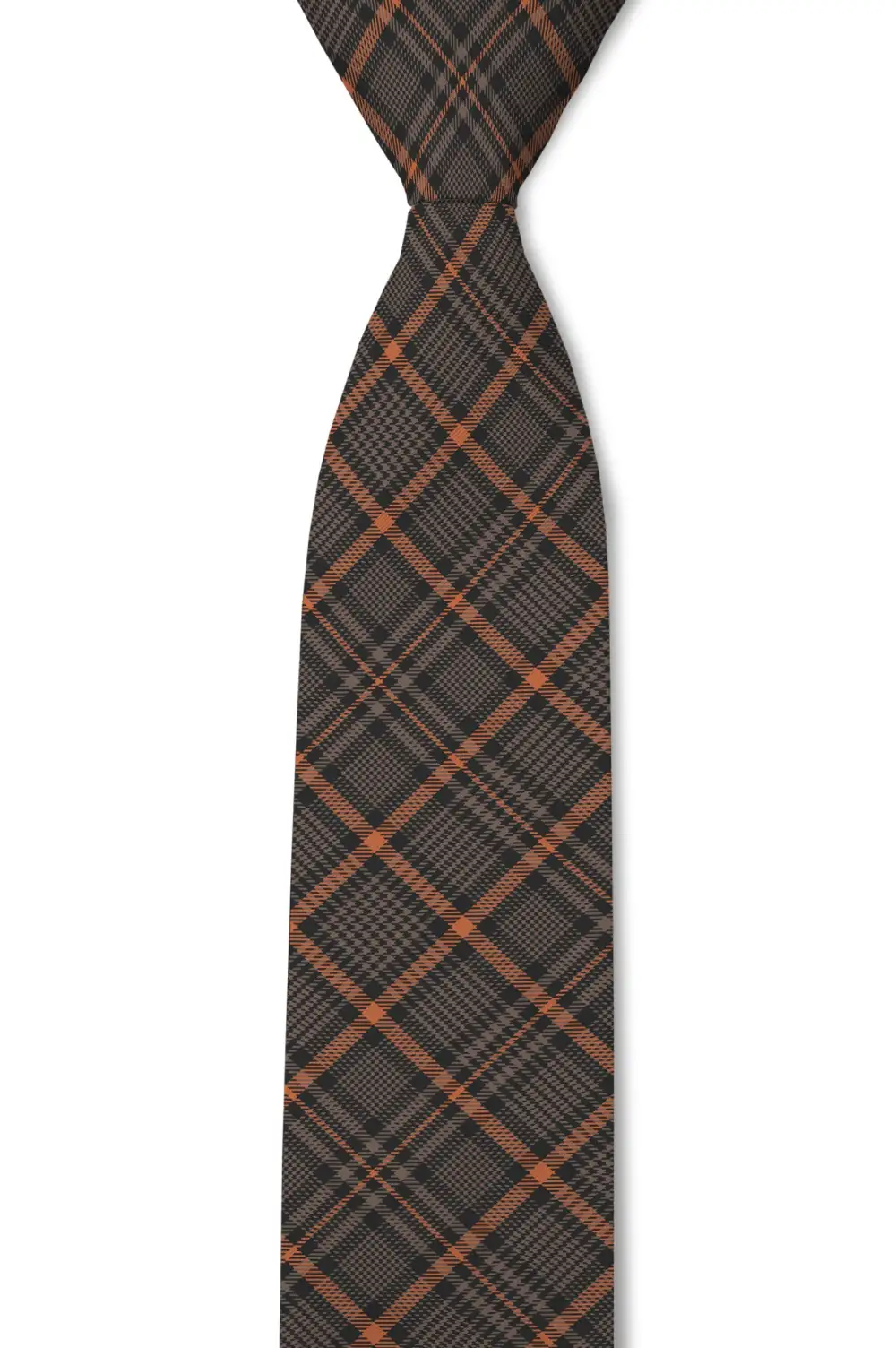Sharp Plaid Pattern Necktie