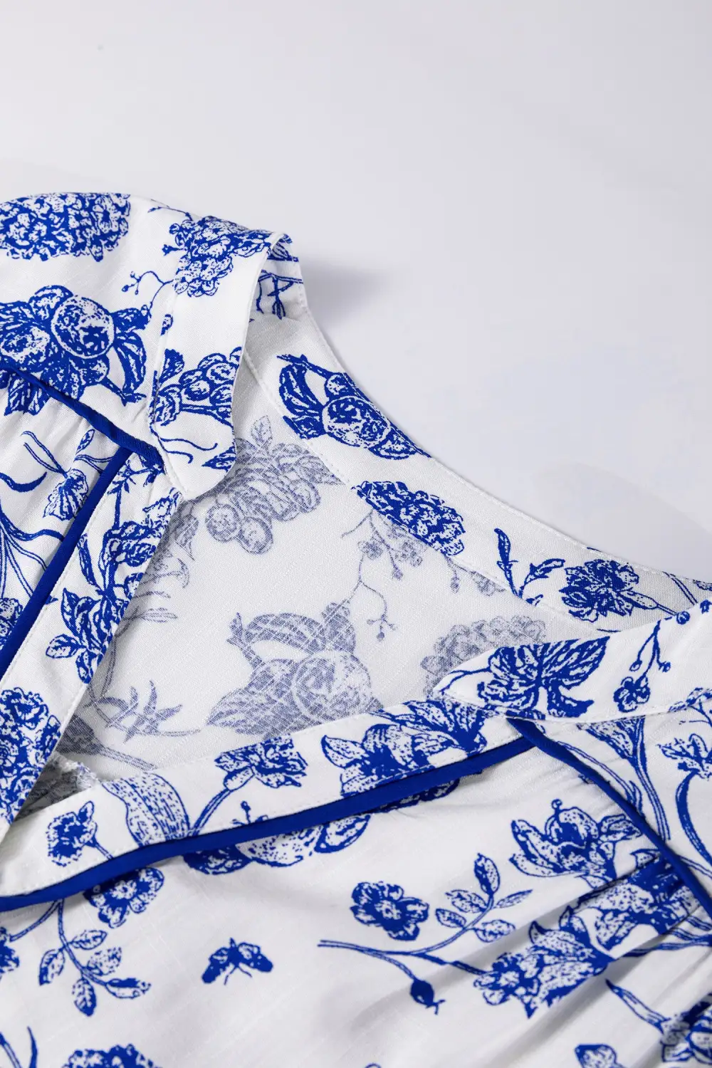 Polished Detail Floral Ruffle Tiered Midi Dress