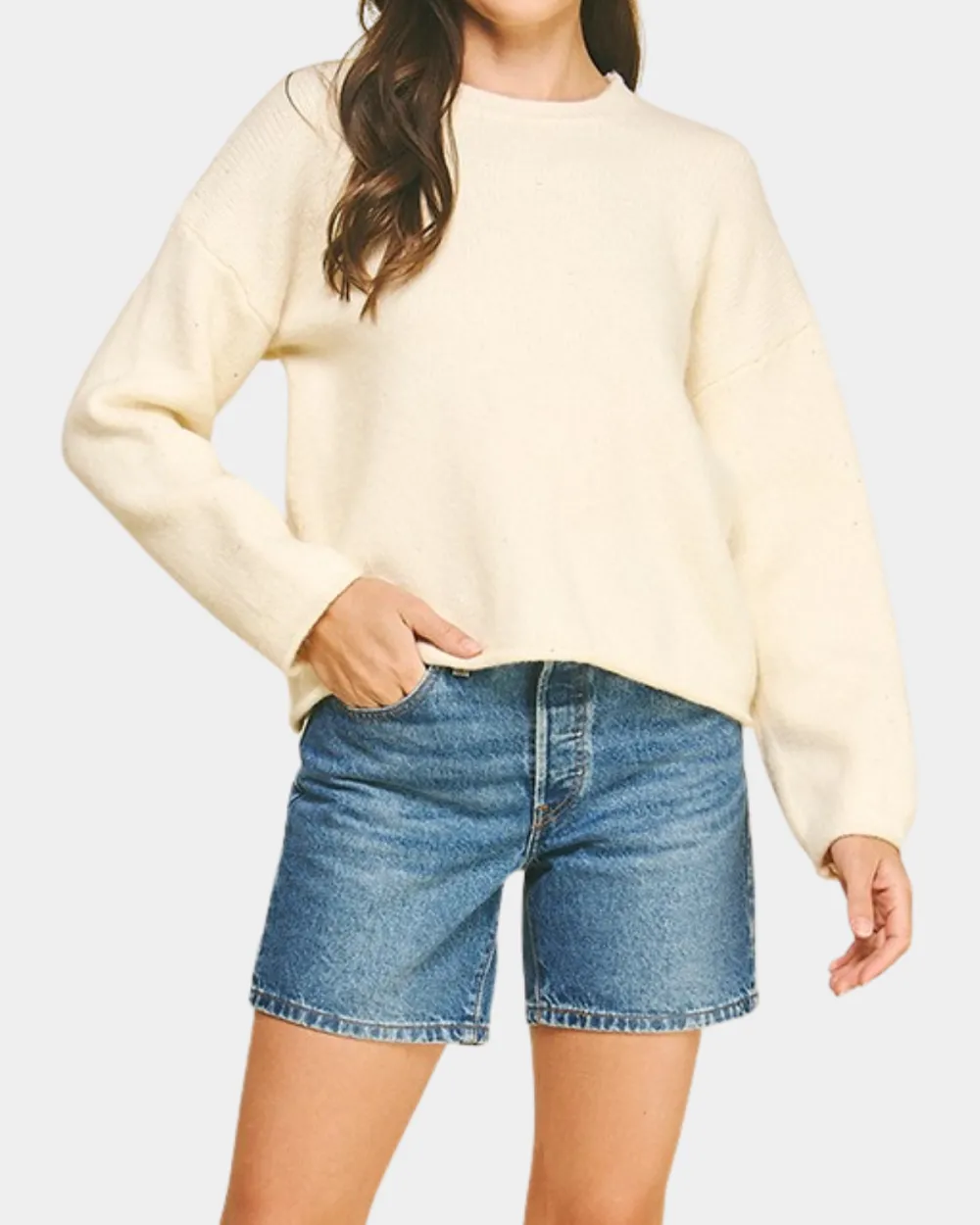 Sequin Knit Sweater