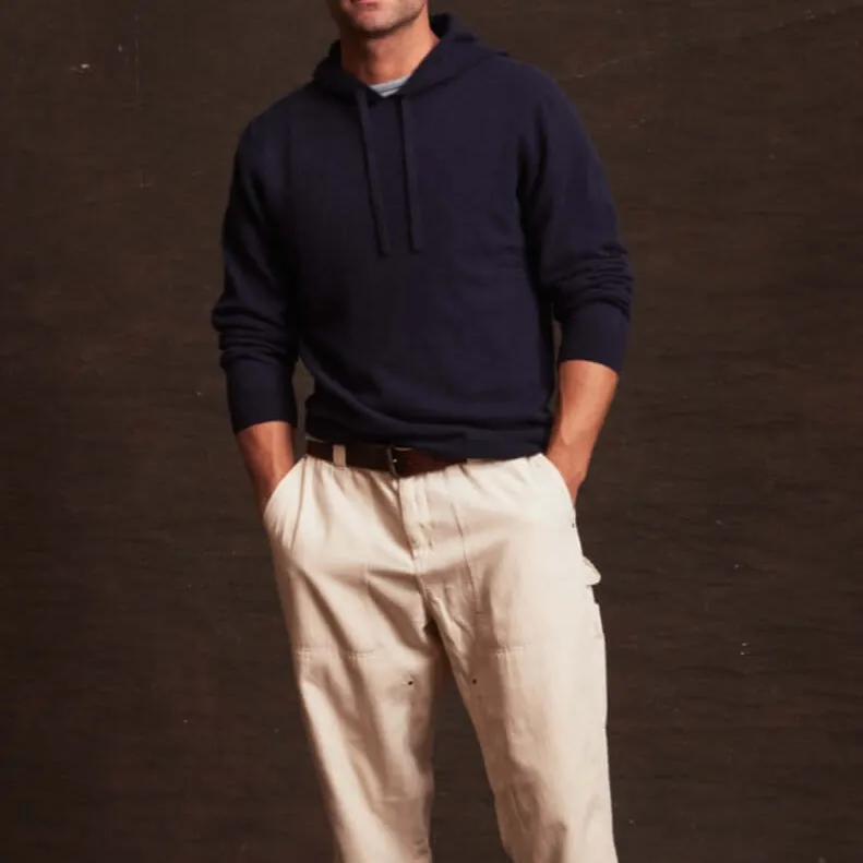 Men's Classic Straight Drawstring Sweatshirt