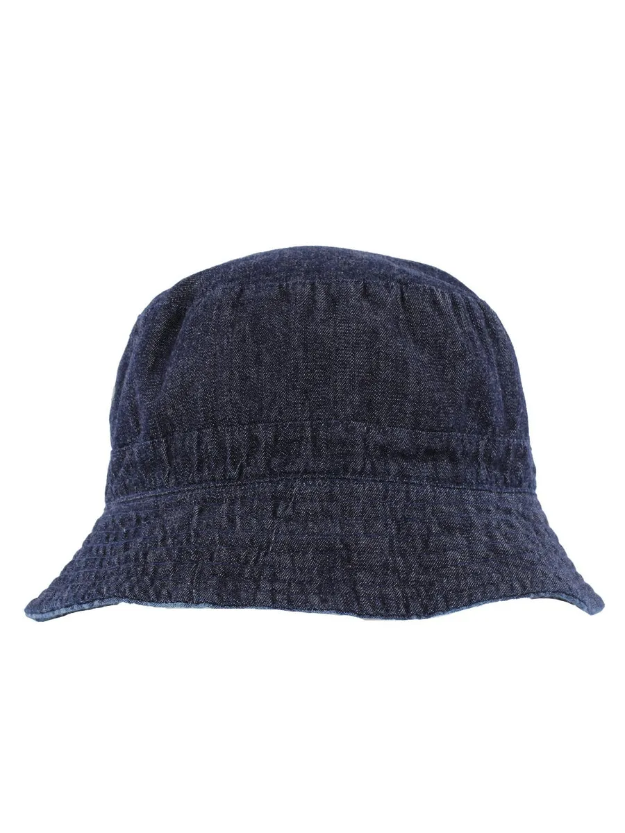 Denim Floral Bucket Hat