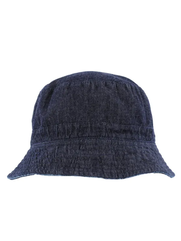 Denim Floral Bucket Hat
