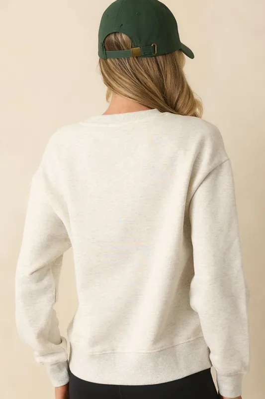Gray Marled Sweatshirt