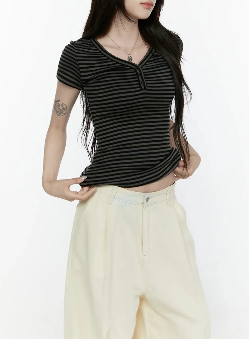 Striped Slim Tee