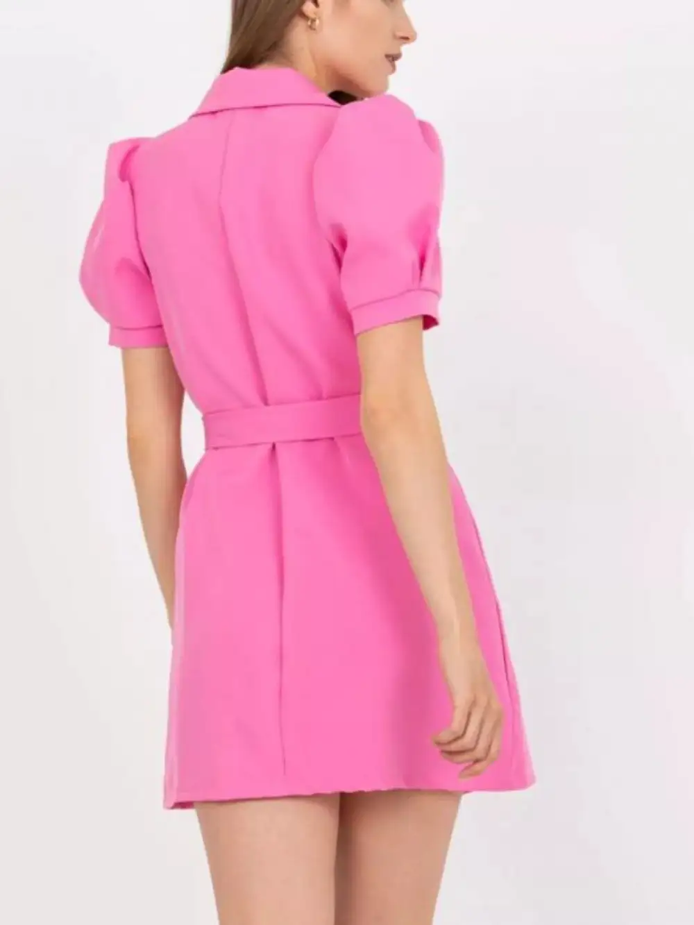Soft Touch Tie Waist Mini Dress