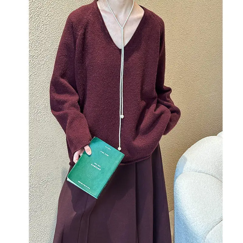 Loose Fit Pullover Sweater