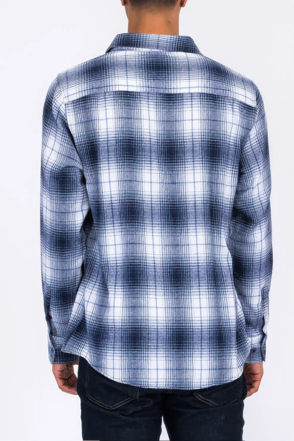 Everyday Regular Fit Checker Plaid Flannel Long Sleeve Shirt