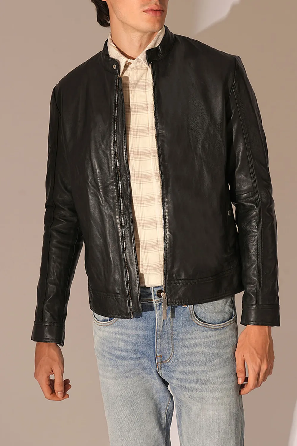 Casual Corduroy Check Shirt