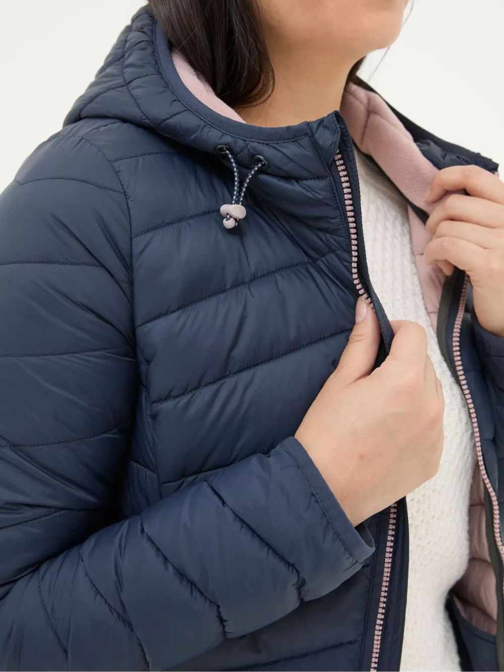 Navy Lightweight Puffer Jacket