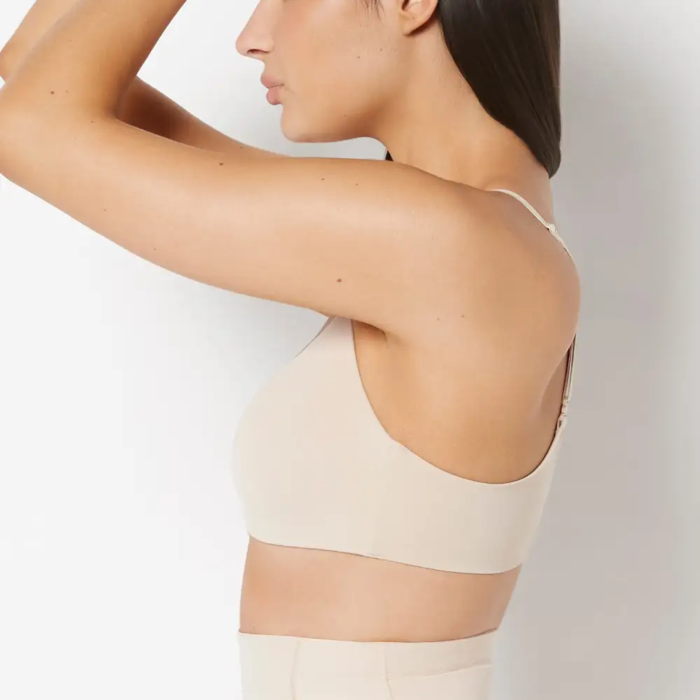 Delicate Full Coverage Wireless Push Up Bra